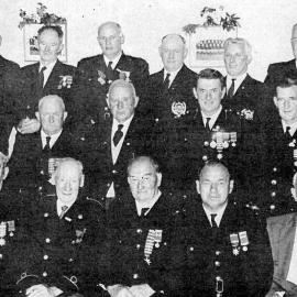 25 years of service in the Fire Brigade. Greymouth . Dec 1966.