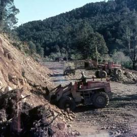 ALBUM - Langridge and Sons clearing slips 1968 quake just south of Iron Bridge Lyell