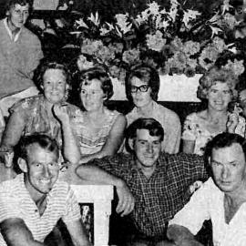 At the Ikamatua Hall, members of the local tennis club had a busy day for the big sendoff for the West Cost Axemen.May 1966.