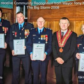 Cobden Fire Brigade recognised after 2008 big storm