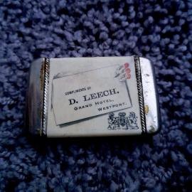 A 100 year old match holder from Westport's Grand Hotel *PHOTO ALBUM*
