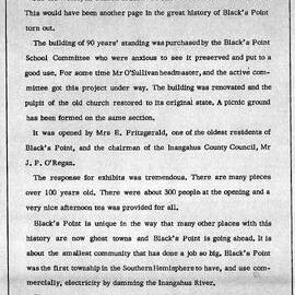 BLACKS POINT MUSEUM.October 1966.