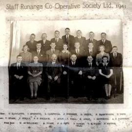 STAFF RUNANGA CO-OPERATIVE SOCIETY LIMITED.1941.
