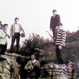 Familiar Faces Band at Punakaiki.1960`s.