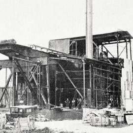  Steam dredge at Camerons near Greymouth.1935.