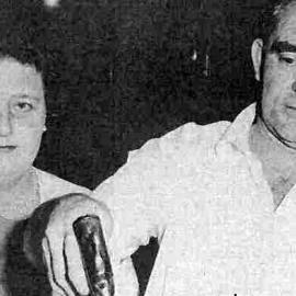Irene and Zing Willis  - Golden Eagle Hotel,Greymouth.1966.