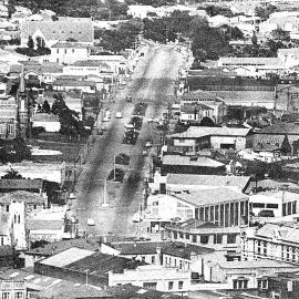 Tainui Street , Greymouth - taken from Cobden Hill.1965.