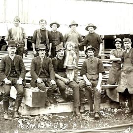 Stratford and Blair, Kaimata Sawmill, 1913. 