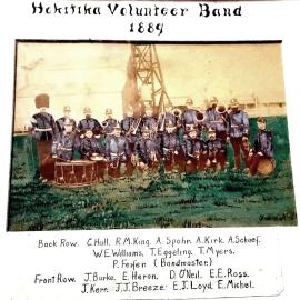  Hokitika Volunteer Band .1889 .