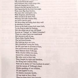 OUR BOYS -  concerning the boys of "Otira Line",who have joined the colours,and served and given their lives in the great war.