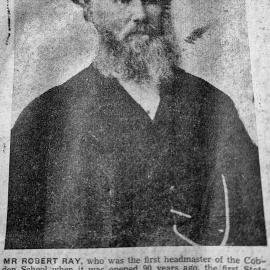 Cobdens first Headmaster, Robert Ray.