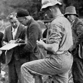 Pay-day for the men at Bullock Creek.1936.