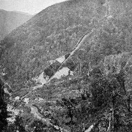 A view of the Denniston incline.1903.