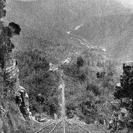  LOOKING DOWN THE DENNISTON INCLINE.1904.