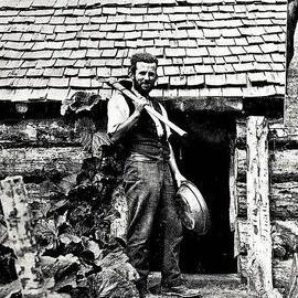 Off to work - in the Maggie and Maud creek area  , Howard Watershed ,Murchison District.1933