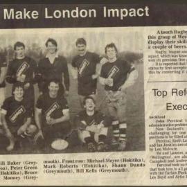 Touch rugby in London