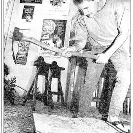 Reefton furniture maker Steve Hawes, 1994