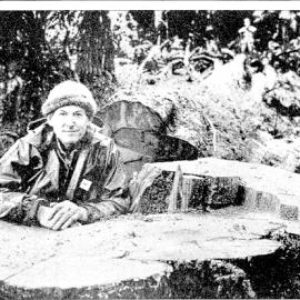 John Cowan and matai stump