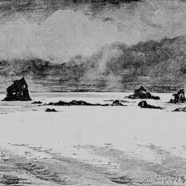 The Steeples near Cape Foulwind, West Coast.1891.