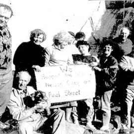 Protest for Preston Road floodwall, Greymouth