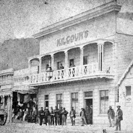 Kilgour's Union Hotel,Mawhera Quay, Greymouth.ca.1867-1874.