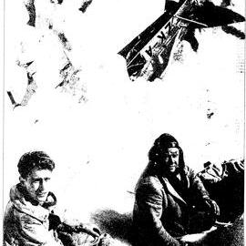 Plane crash, Franz Josef Glacier, 1950 - wreckage carried by glacier *PHOTO ALBUM*