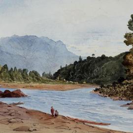 On the Buller River - Matukituki - 1847 with T. Brunner.