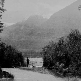 On the Teremakau, West Coast Road.ca.1880`s.