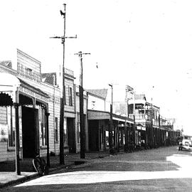 Revel Street looking north, Hokitika.1936.