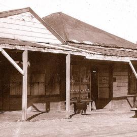 McDonald & Rowley's store at Millerton.1936.