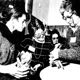 Flax weaving, 1990
