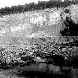Earthquake damage, Little Wanganui.  Karamea.1929 .