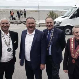 ALBUM - Mayors negotiate huge future infrastructure funding from Government. "Best opportunity the West Coast has ever had".2018.