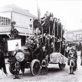 Caledonian society peace celebrations, Hokitika, 1919. 