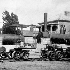Steam engines built by Davidsons Hokitika.ca.1908.