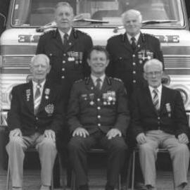 Hokitika Volunteer Fire Brigade 1990.