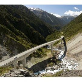 Viaduct from the lookout on a sunny day.