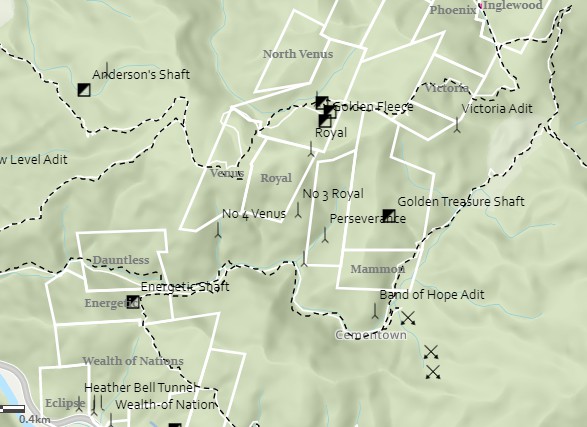 Online Reefton Goldfields Map